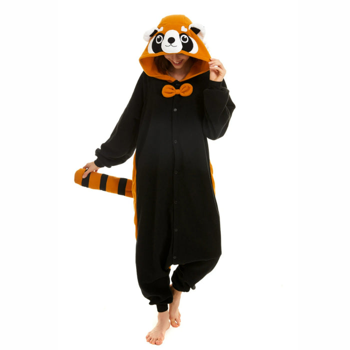 Panda Printed Hooded Family Onesie Sleepwear