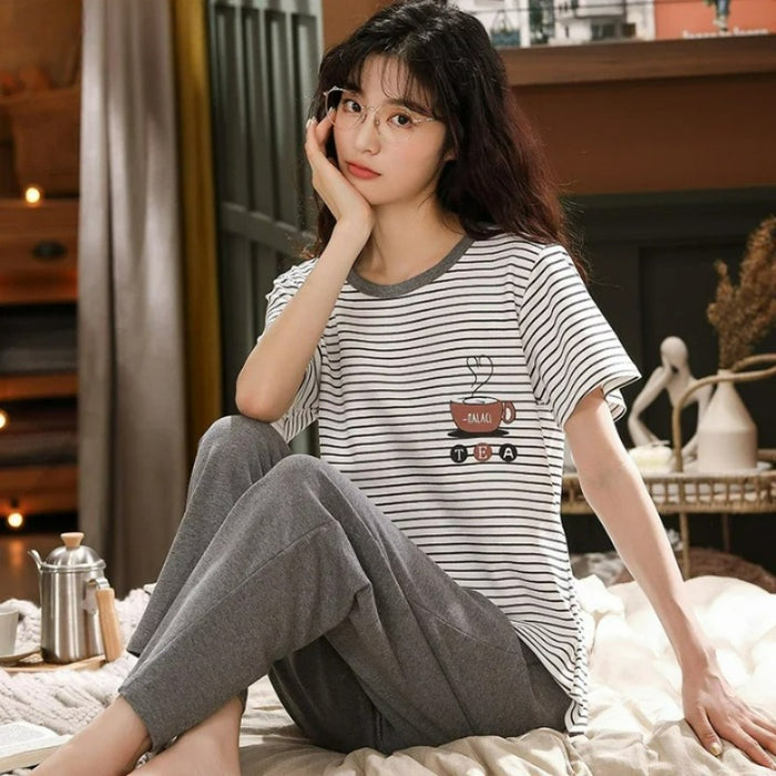 Cartoon Printed Sleepwear Pajama