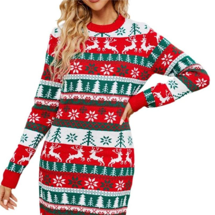 Christmas Holiday Patterned Sweater