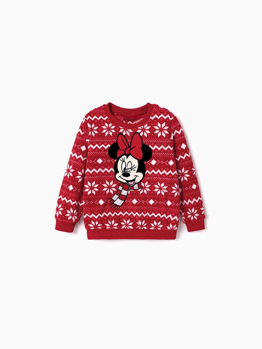 Mickey And Minnie Christmas Family Matching Sweater Set