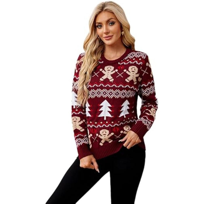 Holiday Party Themed Knitted Sweater