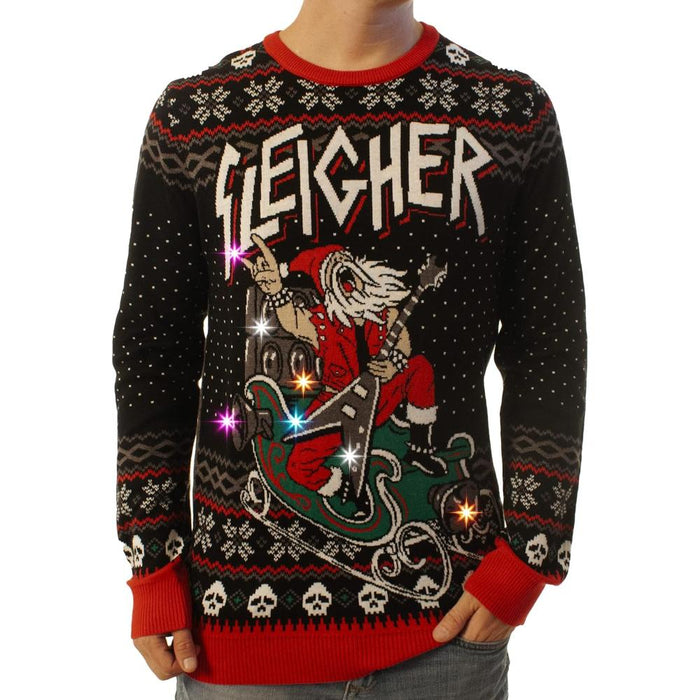 Festive Knitted Anime Holiday Sweater