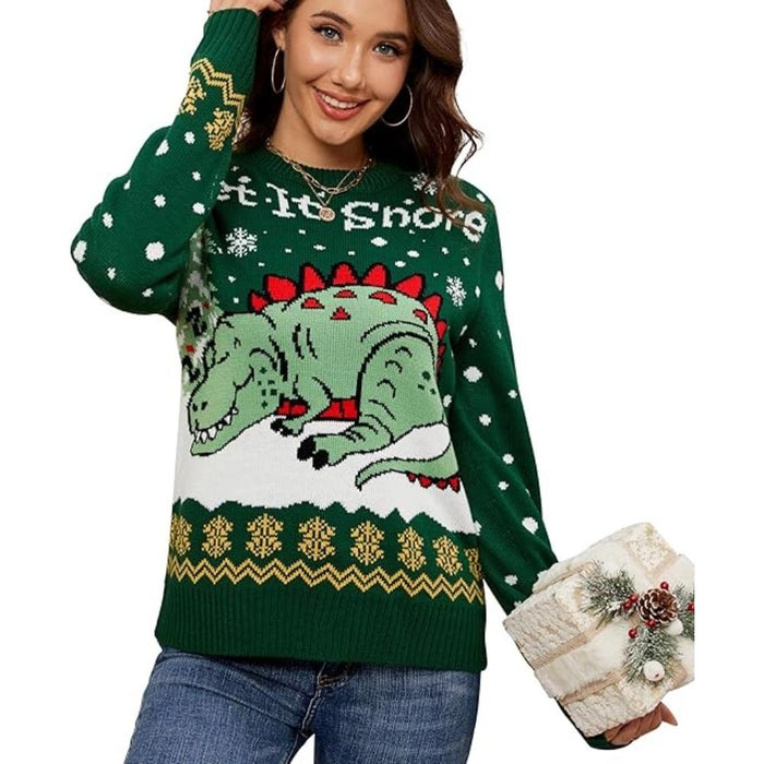 Holiday Party Themed Knitted Sweater