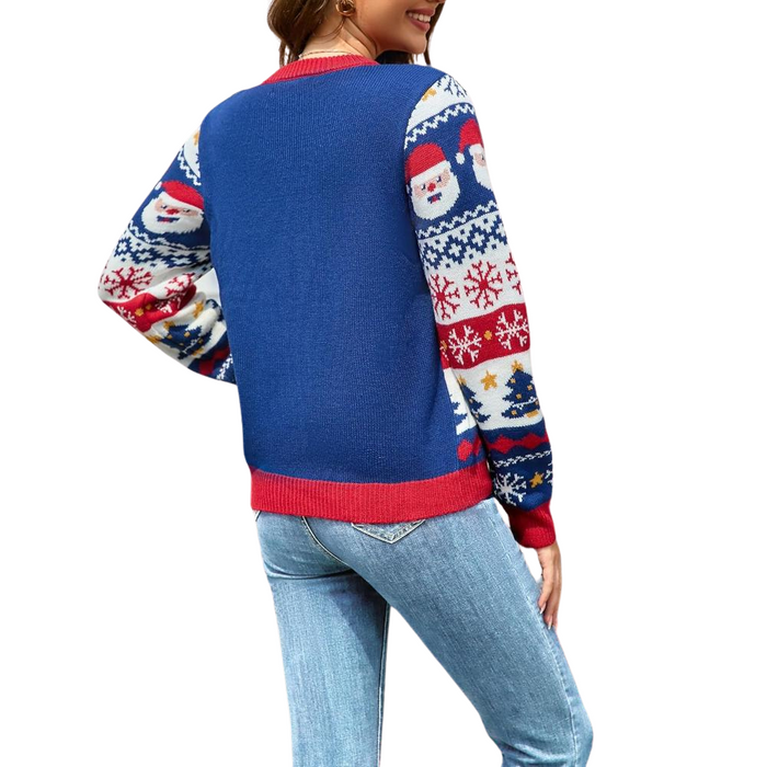 Christmas Holiday Patterned Sweater