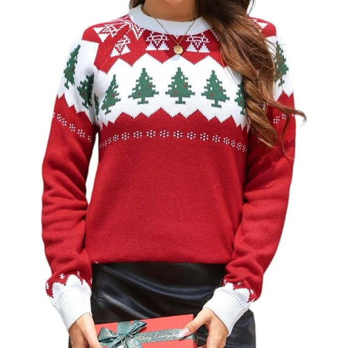 Holiday Party Themed Knitted Sweater