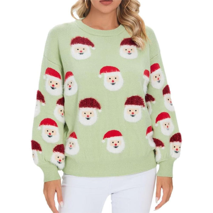 Christmas Holiday Themed Knitted Sweater