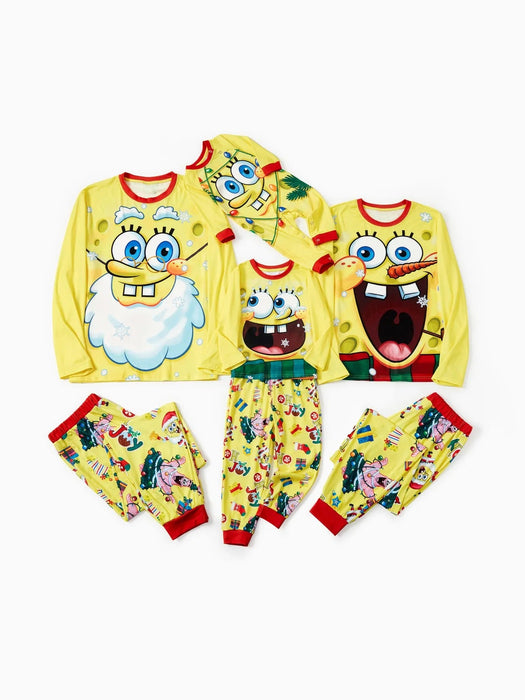 SpongeBob Family Matching Christmas Pajamas Set