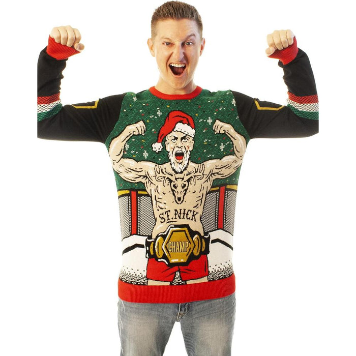 Holiday Knitted Anime Sweater