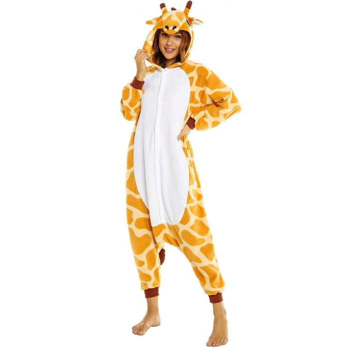 Giraffe Cosplay Family Onesies Pajama Set