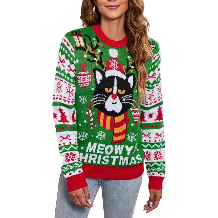 Christmas Holiday Patterned Sweater