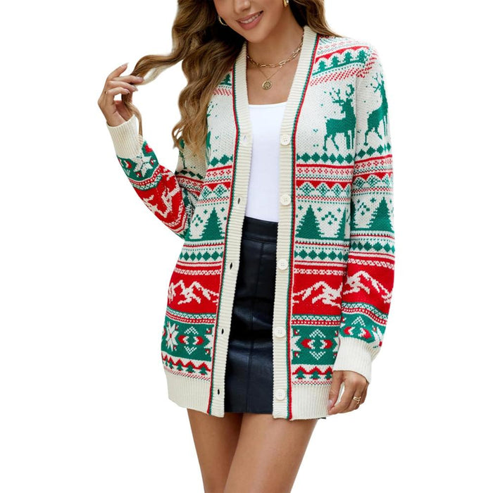 Christmas Holiday Patterned Sweater