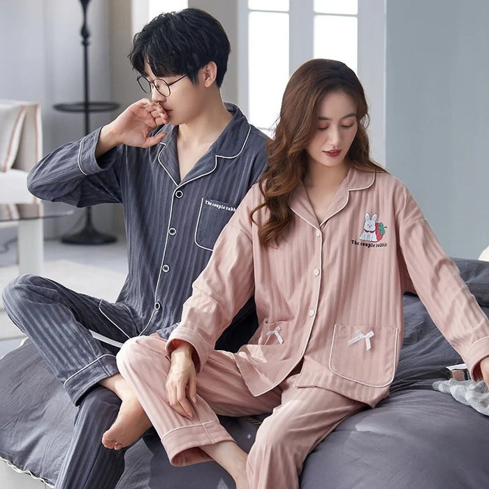 Comfy And Cozy Top Couple Pajamas Set