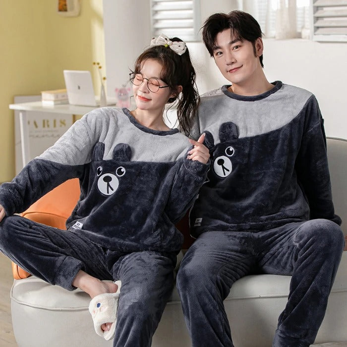 Couple Pajama Matching Set For Winters