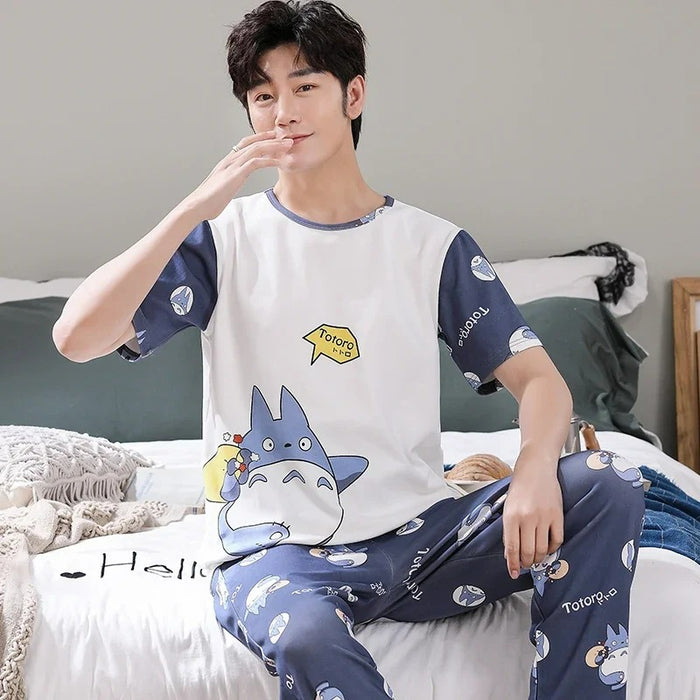 Cartoony Patterned Pajamas Sets