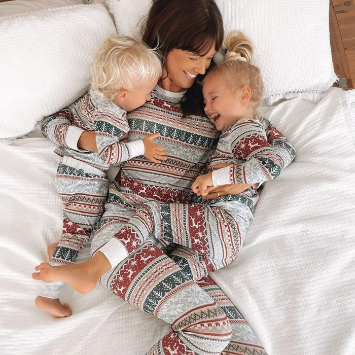 Christmas Print Family Matching Pajamas Sets