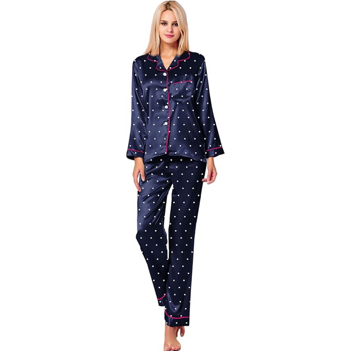 Polka Dot Patterned Sleepwear Set