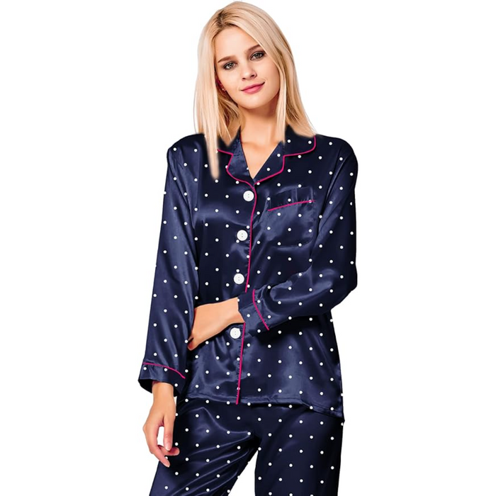 Polka Dot Patterned Sleepwear Set