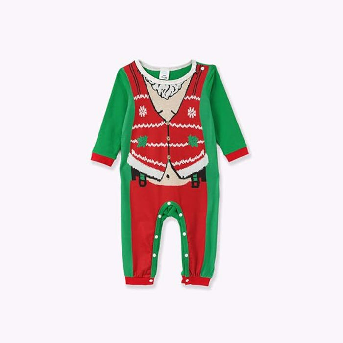 Family Matching Christmas Themed Pajamas Set