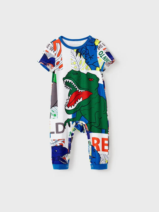 Dinosaur Printed Family Matching Short Set