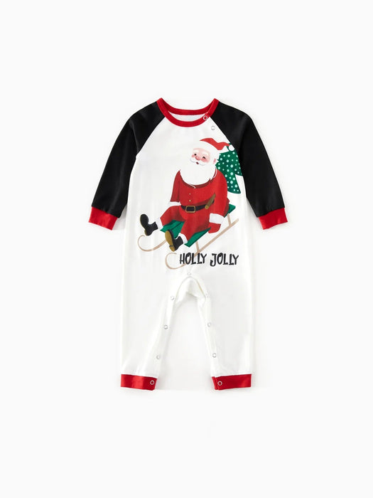 Santa Printed Family Matching Pajama Set