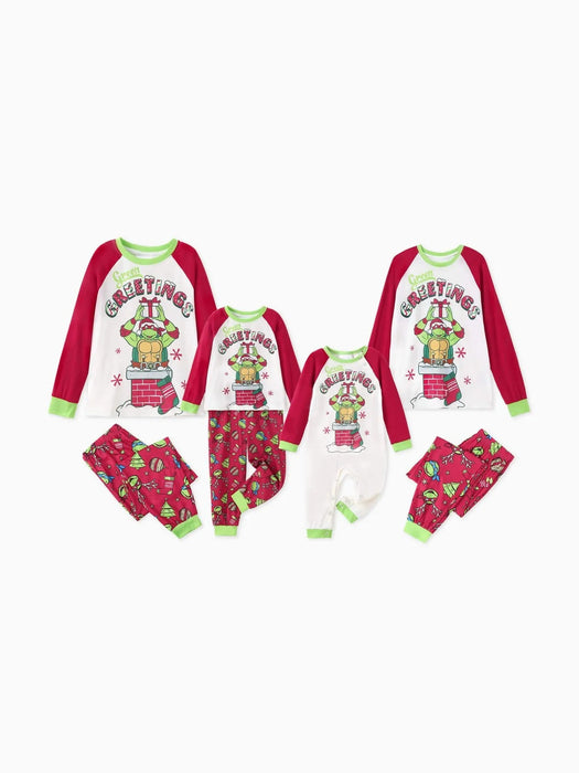 Greetings Printed Holiday Family Matching Pajama Set