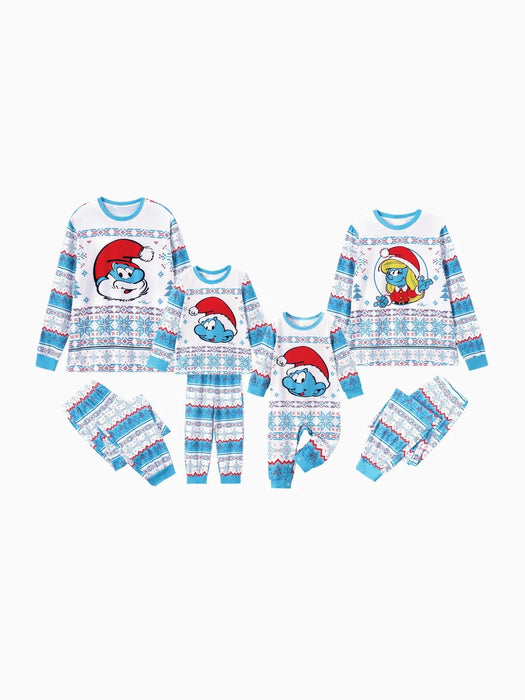 Santa Claus Printed Family Matching Pajama Set