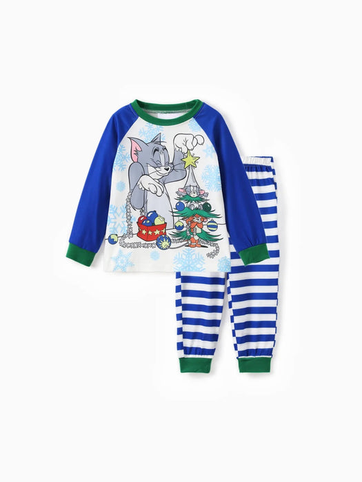 Tom And Jerry Printed Family Matching Pajama Set