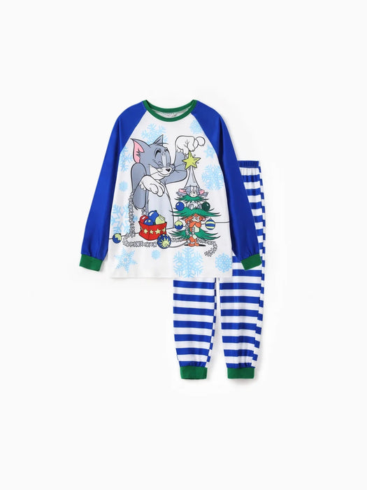 Tom And Jerry Printed Family Matching Pajama Set