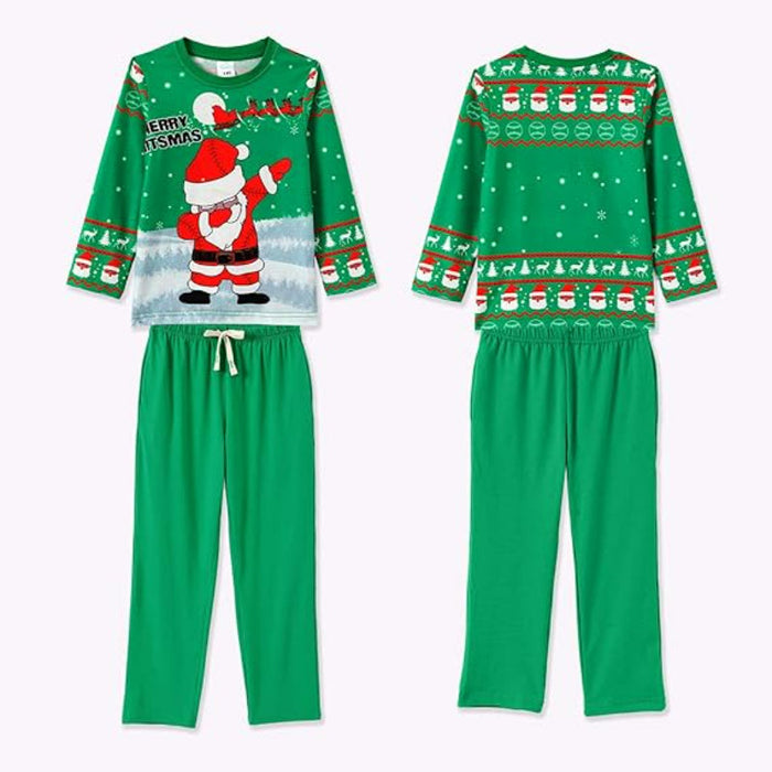 Family Matching Christmas Themed Pajamas Set