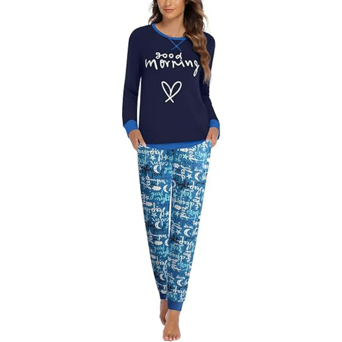 Abstract Print Pajama Set