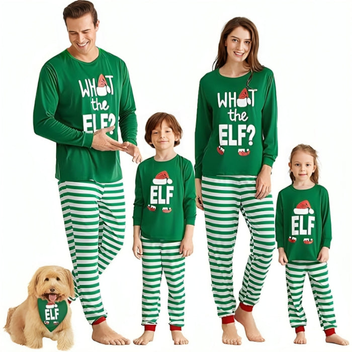 Versatile Christmas Themed Matching Pajama Set