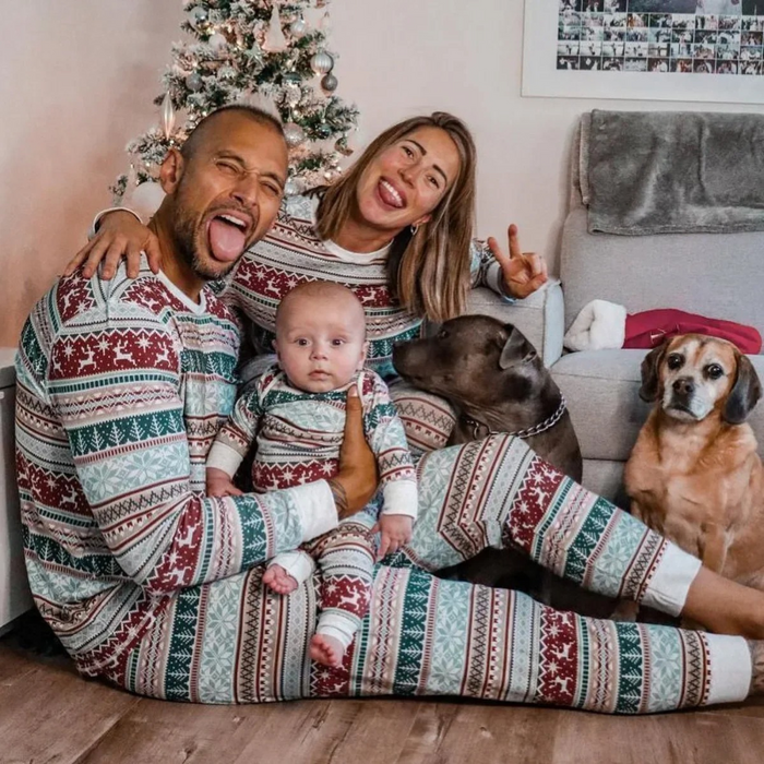 Christmas Print Family Matching Pajamas Sets