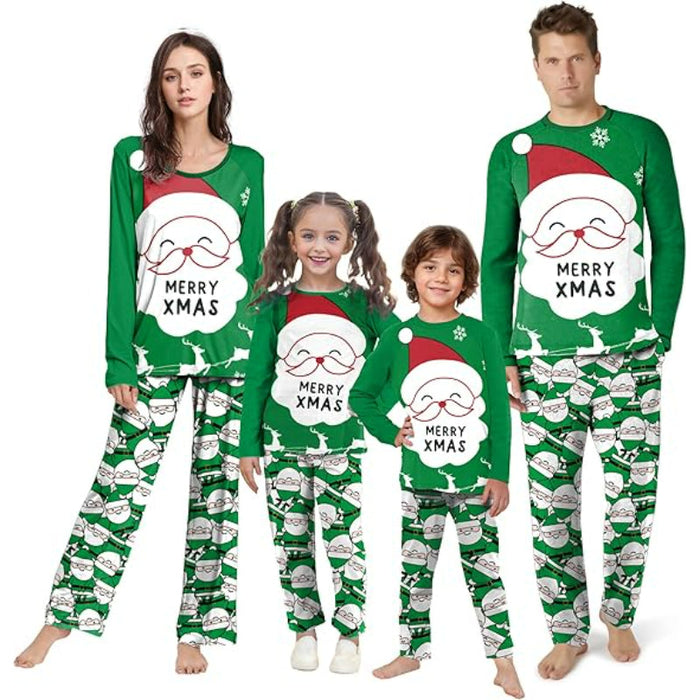 Family Matching Christmas Themed Pajamas Set