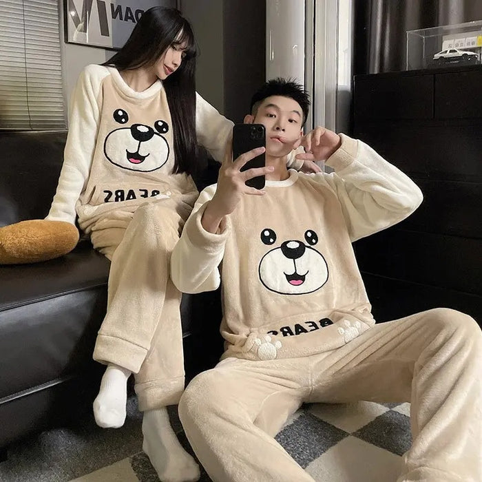 Couple Pajama Matching Set For Winters