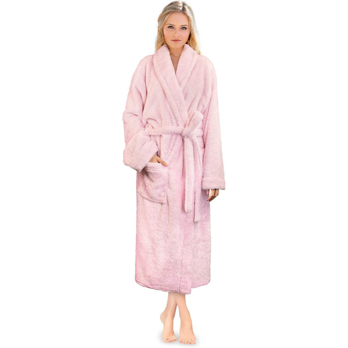 Soft Fluffy Plush Bathrobe