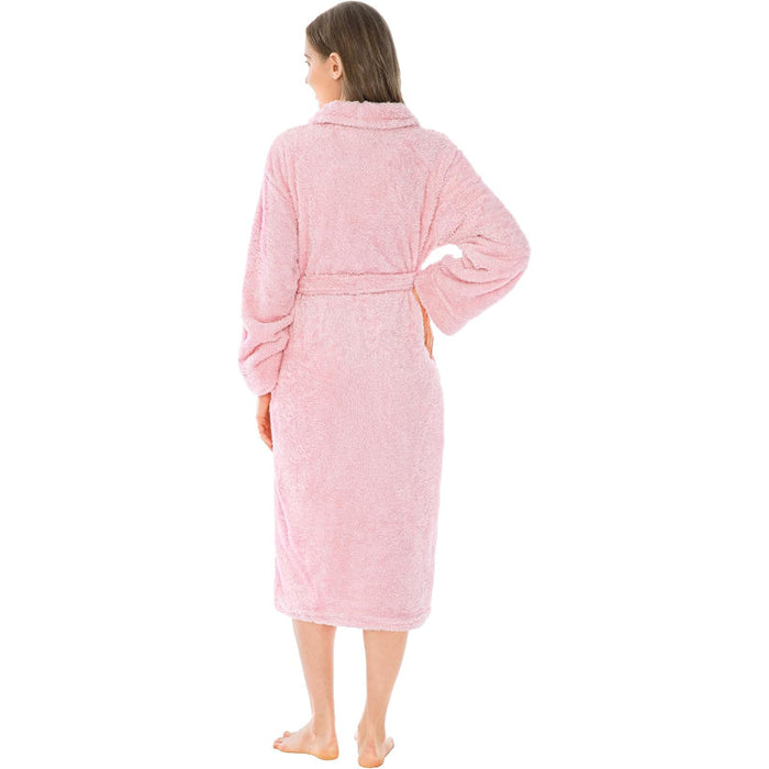 Soft Fluffy Plush Bathrobe