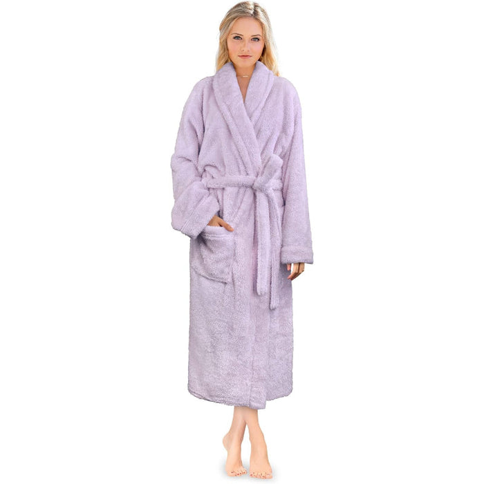 Soft Fluffy Plush Bathrobe