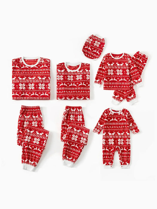 Christmas Printed Family Matching Pajama Set