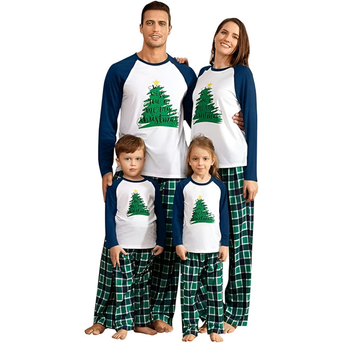 Family Matching Christmas Print Sleepwear