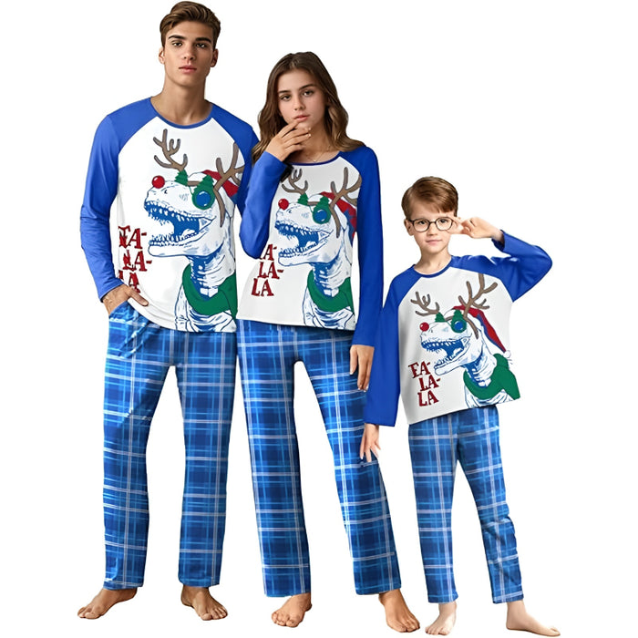 Family Matching Christmas Print Sleepwear