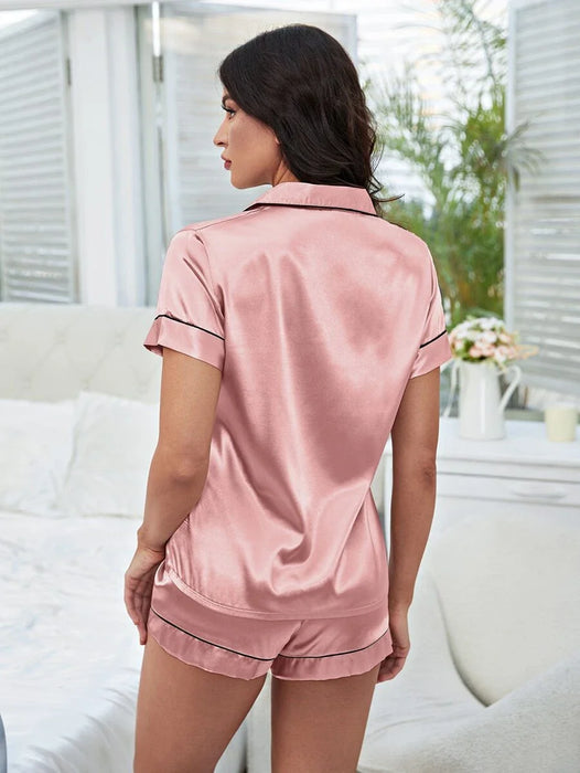 Soft Satin Loungewear Set