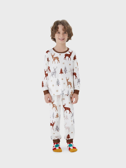 Festive Reindeer Family Matching Pajama Set