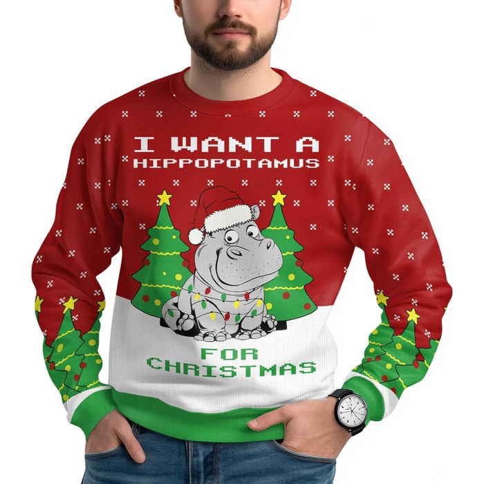 Animated Holiday Sweater For Christmas Fun