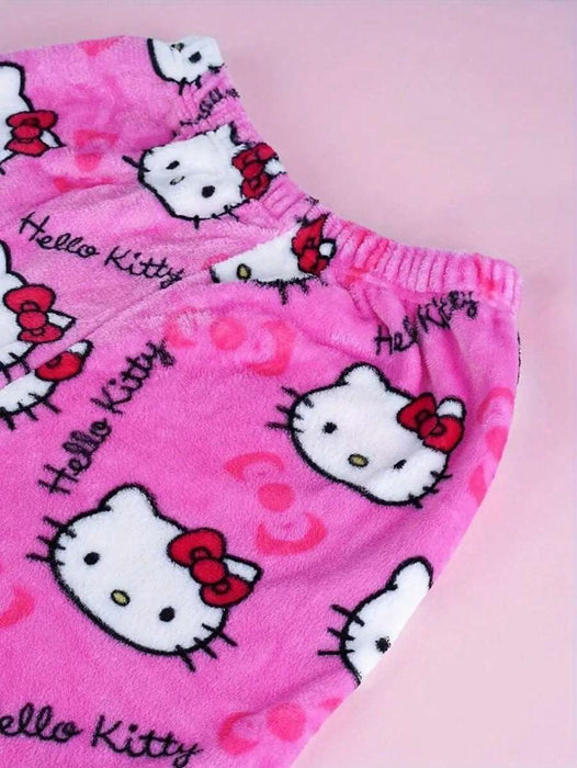 Hello Kitty Patterned Sleep Pants