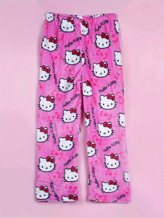 Hello Kitty Patterned Sleep Pants