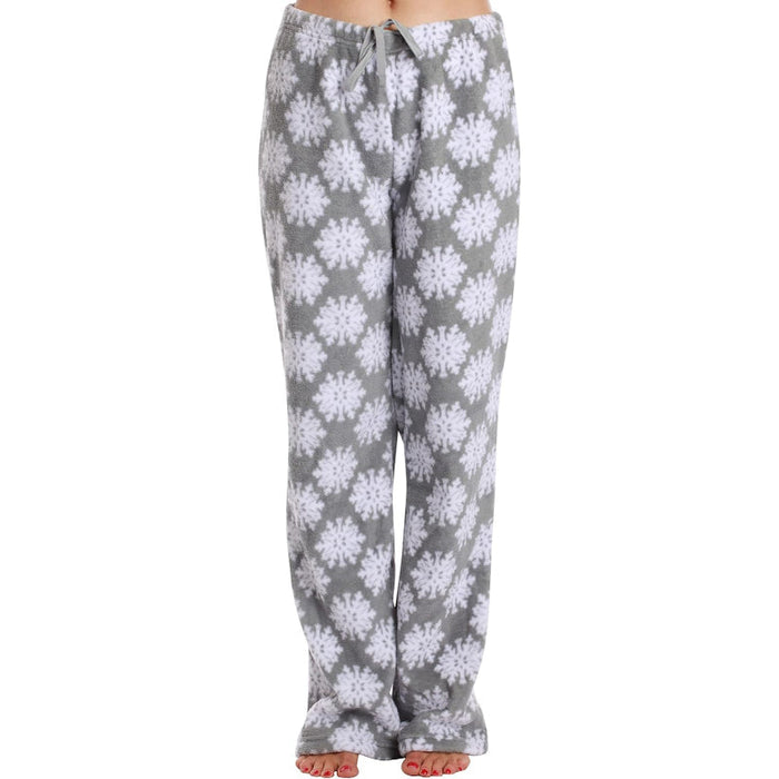 Versatile Patterned Drawstring Pajama Pants