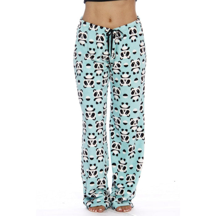 Versatile Patterned Drawstring Pajama Pants