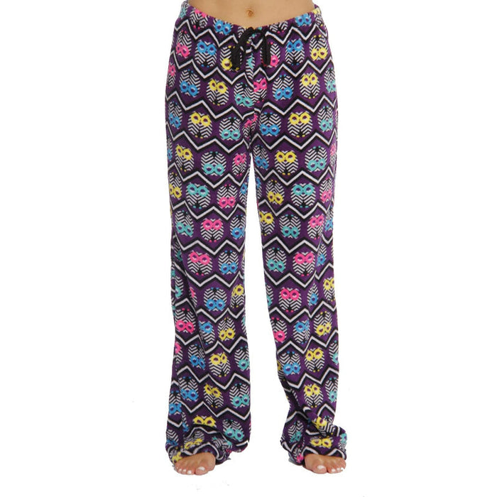 Versatile Patterned Drawstring Pajama Pants