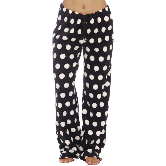 Versatile Patterned Drawstring Pajama Pants