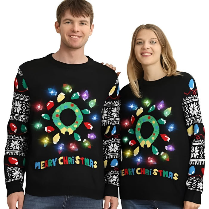 Light Up Ugly Christmas Sweater